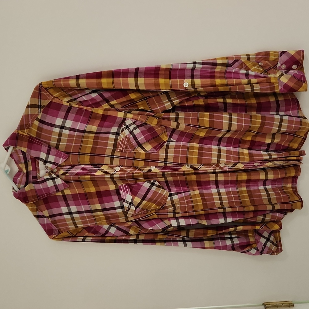 Plaid Button Down - image 1